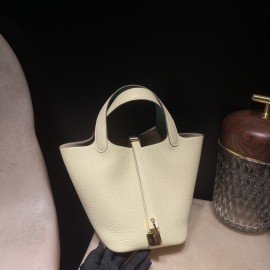I8 Jaune Milton  ジョーヌミルトン &  U4/Vert Vertigo  ヴェールヴェルティゴ  ゴールド金具 Picotin Lock 18/PMピコタンロック18/PM トリヨンクレマンCLEMENCE  TC