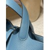 75/Blue Jean  ブルージーン & 09 2023 Mauve Pale  モーヴ・ペール シルバー金具 Picotin Lock 18/PMピコタンロック18/PM トリヨンクレマンCLEMENCE  TC