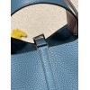 75/Blue Jean  ブルージーン & 09 2023 Mauve Pale  モーヴ・ペール シルバー金具 Picotin Lock 18/PMピコタンロック18/PM トリヨンクレマンCLEMENCE  TC