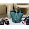 Z6/Malachite  マラカイト  ゴールド金具 Picotin Lock 18/PMピコタンロック18/PM トリヨンクレマンCLEMENCE  TC