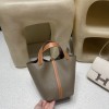 18/Étoupe Grey (Étoupe)  エトゥープ& swift  37 /Gold ゴールド ゴールド金具 Picotin Lock 18/PMピコタンロック18/PM トリヨンクレマンCLEMENCE  TC