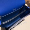 エルメス Roulis 19cm スイフト swift 7T/Blue Electric ブルーエレクトリック シルバー金具  Roulis-023 全手縫い