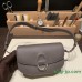 エルメスCherche-Midi 18 ヴォーエプソン 81/Gris Tourterelle トゥルティエールグレー シルバー金具 Cherche-046 全手縫い