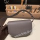 エルメスCherche-Midi 18 ヴォーエプソン 81/Gris Tourterelle トゥルティエールグレー シルバー金具  Cherche-046 全手縫い