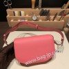 エルメスCherche-Midi 18 ヴォーエプソン 8W/Rose Azalee  ローズアザレ シルバー金具  Cherche-049 全手縫い