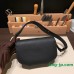 エルメスCherche-Midi 18 ヴォーエプソン 89/Black (Noir) ブラック シルバー金具 Cherche-050 全手縫い