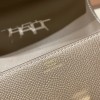 エルメス Mosaique 17センチ ヴォーエプソン 8C/Elephant Grey グリエレファント ゴールド金具   Mosaique-064 全手縫い