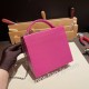 エルメス stock~Cinhetic 18cm シェブルミゾル Chevre L3/Rose Purple  ローズパープル ゴールド金具   Cinhetic-073 全手縫い