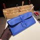 エルメス Jige Elan 29 Clutch スイフト swift 7T/Blue Electric ブルーエレクトリック  JigeElan-084 全手縫い