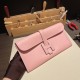 エルメス Jige Elan 29 Clutch スイフト swift 3Q/Rose Sakura   ローズサクラ  JigeElan-085 全手縫い