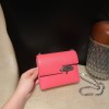 エルメスVerrou Mini 17cm Hermes  シェブルミゾル  Chevre 9W/Crocus  クロッカス verrou17-100 全手縫い