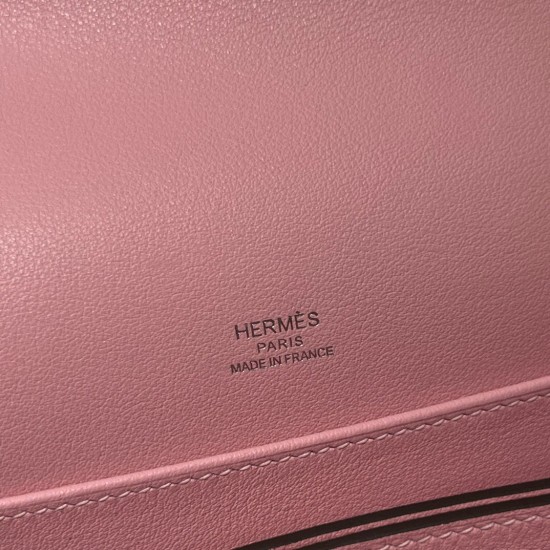 エルメス Hermes Roulis 19cm  スイフト swift 3Q/ Rose Sakura ローズサクラ Roulis-105 全手縫い