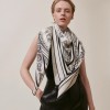 Hermes  エルメス セイラータトゥーバンダナ 140 ショール 