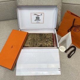 Hermes  エルメス パレルモ植物園 140 ショール 