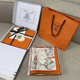 Hermes  エルメス フーボー郵便切手収集家 90 スカーフ 