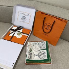 Hermes  エルメス フーボー郵便切手収集家 90 スカーフ 