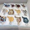 Hermes  エルメス 鞍上の世界 90 スカーフ 