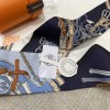 Hermes  エルメス 鞍具フラワーブーケ Twilly スモールスカーフ 