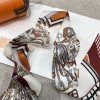 Hermes  エルメス 鞍具フラワーブーケ Twilly スモールスカーフ 