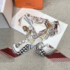 Hermes  エルメス 鞍具フラワーブーケ Twilly スモールスカーフ 