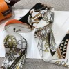 Hermes  エルメス 鞍具フラワーブーケ Twilly スモールスカーフ 