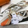 Hermes  エルメス 鞍具フラワーブーケ Twilly スモールスカーフ 
