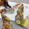Hermes  エルメス 鞍具フラワーブーケ Twilly スモールスカーフ 