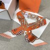 Hermes  エルメス 鞍具フラワーブーケ Twilly スモールスカーフ 