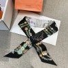 Hermes  エルメス 華やかな手綱フラワーバージョン Twilly スモールスカーフ 
