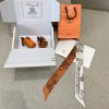 Hermes  エルメス 華やかな手綱フラワーバージョン Twilly スモールスカーフ 