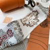 Hermes  エルメス 華やかな手綱フラワーバージョン Twilly スモールスカーフ 