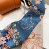 Hermes  エルメス 華やかな手綱フラワーバージョン Twilly スモールスカーフ 