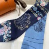 Hermes  エルメス 華やかな手綱フラワーバージョン Twilly スモールスカーフ 