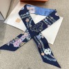 Hermes  エルメス 華やかな手綱フラワーバージョン Twilly スモールスカーフ 