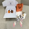 Hermes  エルメス グランドアパラット Twilly スモールスカーフ 