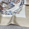 Hermes  エルメス 華やかな手綱フラワーバージョン 90 スカーフ 