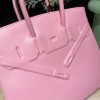 エルメス シャドーバーキン Hermes Shadow Birkin25 スイフト swift モーヴシルベストル X9 /Mauve Sylvestre shadow-007 全手縫い