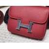 【出荷準備完了】コンスタンス Constance slim ルージュグレナ シルバークランク 高級レザーカードケース