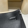 【新入荷】HERMES ソ ケリー 22cm トリヨン・クレマンス革 89 ブラック ゴールドクランプ マイノリティー レトロ