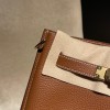 【HERMES】ソ ケリー 22cm トリヨン・クレマンス革 37 ゴールド 幅広肩紐 レトロモダン マイノリティーモデル