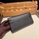 エルメス ケリーウォレット ロング ヴォーエプソン 89/Black (Noir) ブラック ゴールド金具   wallet-002 全手縫い