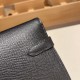 エルメス ケリーウォレット ロング ヴォーエプソン 89/Black (Noir) ブラック ゴールド金具   wallet-010 全手縫い