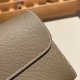 エルメス コンスタンス ロング ヴォーエプソン 18/Étoupe Grey エトゥープ シルバー金具  wallet-022 全手縫い