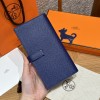 M3/Blue Encre  ブルーアンクル エルメス 財布 ベアン  Beant  ヴォーエプソン  silver シルバー金具  Epsom From France 