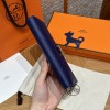 M3/Blue Encre  ブルーアンクル エルメス 財布 ベアン  Beant  ヴォーエプソン  silver シルバー金具  Epsom From France 