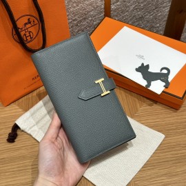 63//Vert Amande  ヴェールアマンド エルメス 財布 ベアン  Beant  ヴォーエプソン  gold  ゴールド金具 Epsom From France 
