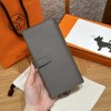 8F//Etain エタン  エルメス 財布 ベアン  Beant  ヴォーエプソン  silver シルバー金具  Epsom From France 