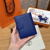 7T/Blue Electric ブルーエレクトリック エルメス 財布 ベアン  Beant  ヴォーエプソン  silver シルバー金具  Epsom From France 