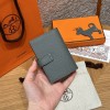 63/Vert Amande  ヴェールアマンド エルメス 財布 ベアン  Beant  ヴォーエプソン  silver シルバー金具  Epsom From France 