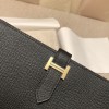 89/Black (Noir) ブラック ゴールド金具 エルメス 財布 ベアン  Beant    chever From France ヴォーエプソン 